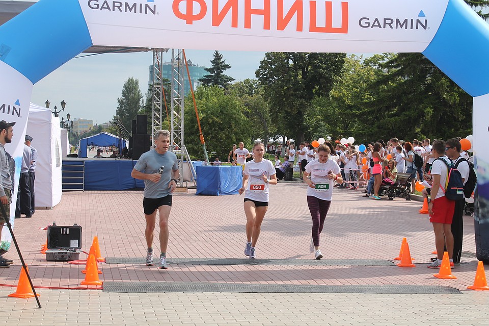 Приятно быть первым на финише!
