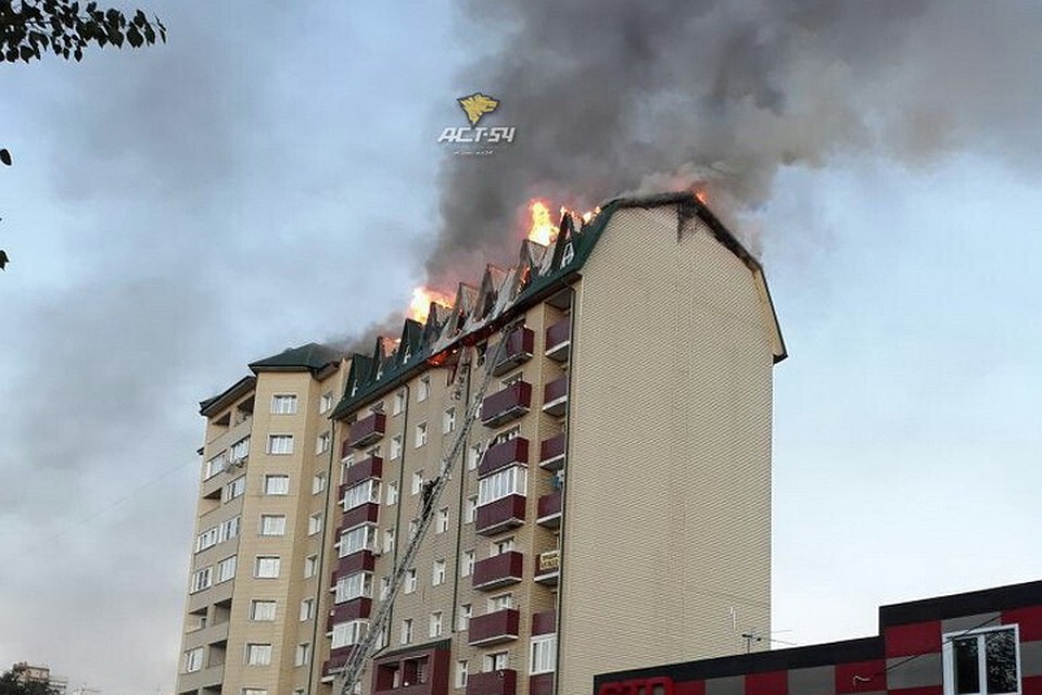 Высотку, у которой сгорела крыша, восстановят за счет муниципалитета.