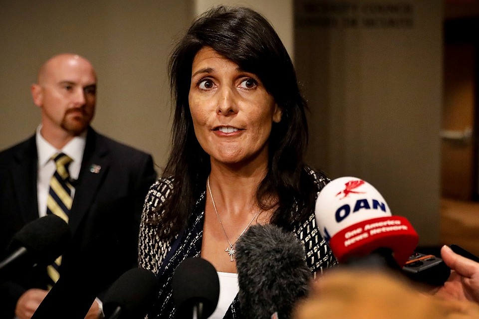 Постпред США при ООН Никки Хейли