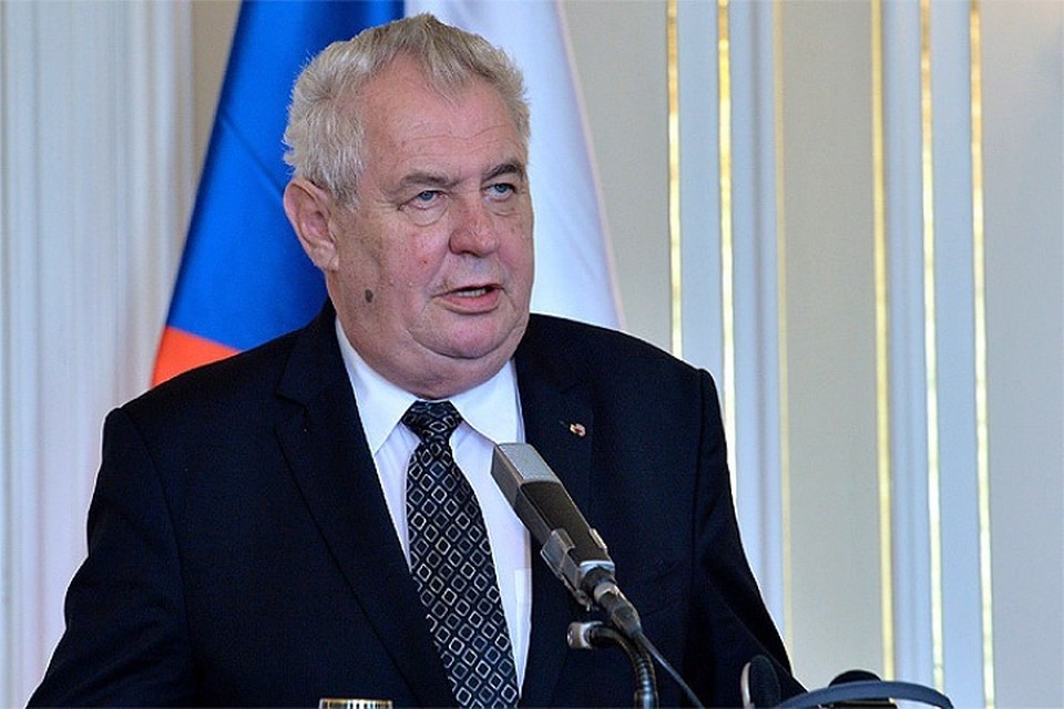 Президент Чехии Милош Зеван