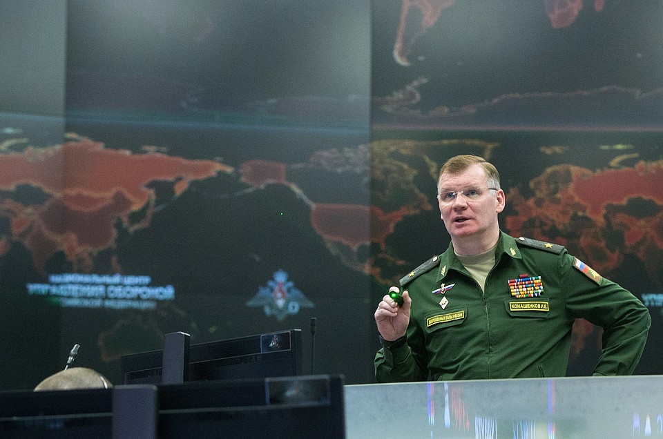 Игорь Конашенков, официальный представитель Минобороны. Фото: Сергей Бобылев пресс-служба Минобороны РФ ТАСС
