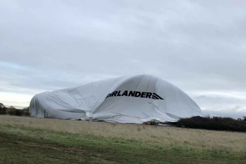 Airlander 10. Фото: Twitter @roadpoliceBCH