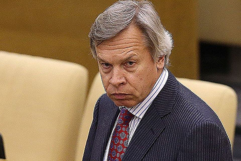 Член Совета Федерации РФ Алексей Пушков. Фото: Артем Коротаев/ТАСС