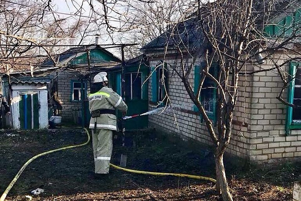 В пламени пожара на Ставрополье умер человек В пламени пожара на Ставрополье умер человек