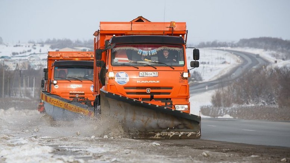Дорожные службы в Самарской области перевели на усиленный режим работы Дорожные службы в Самарской области перевели на усиленный режим работы