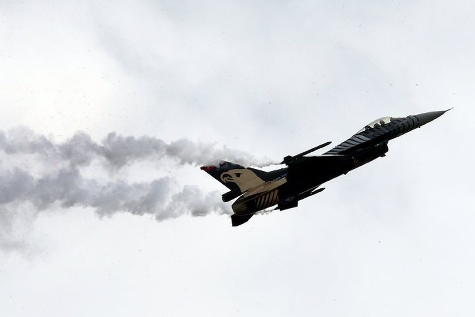 Предположительно, речь идет об истребителе F-16