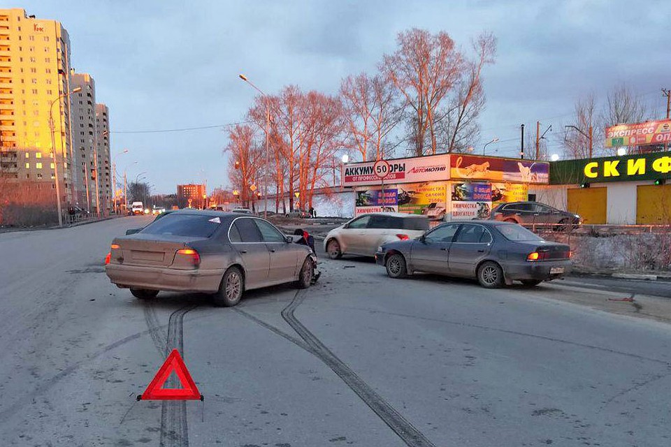 Водитель Toyota Sprinter остался на месте ДТП, вину при этом он свою не признал