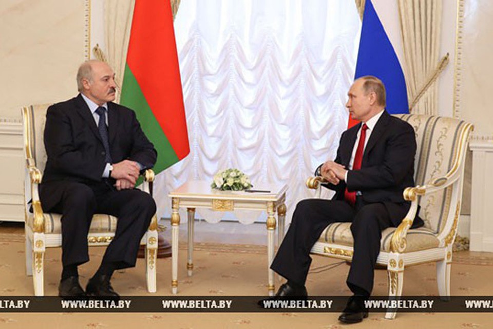 Лукашенко и Путин поздравили друг друга с праздником. Фото: belta.by