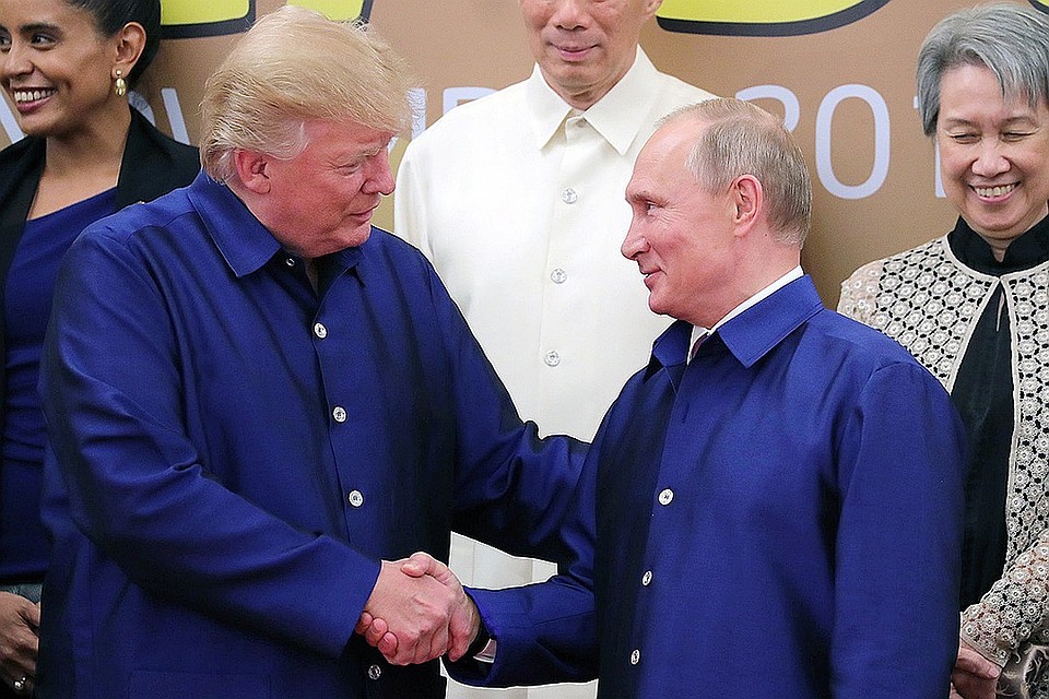 Владимир Путин и Дональд Трамп
