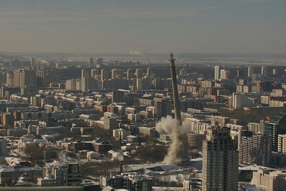 Взрывники смонтировали клип со сносом екатеринбургской телебашни