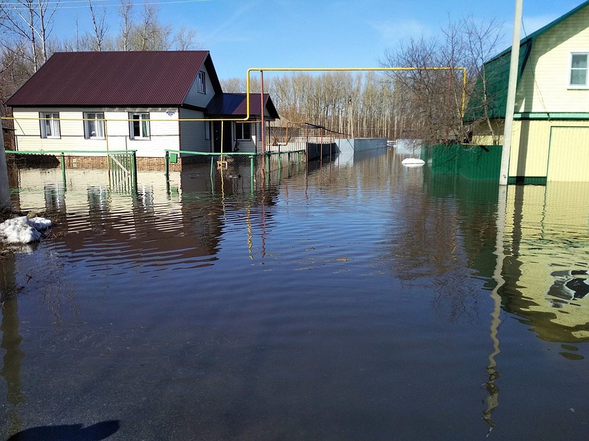 Паводок а в Мордовском районе. Фото: пресс-служба администрации Тамбовской области