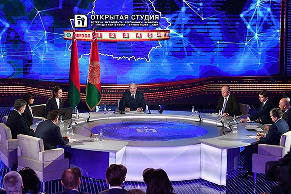 Лукашенко пообщался с представителями крупнейших госСМИ. Фото: belta.by