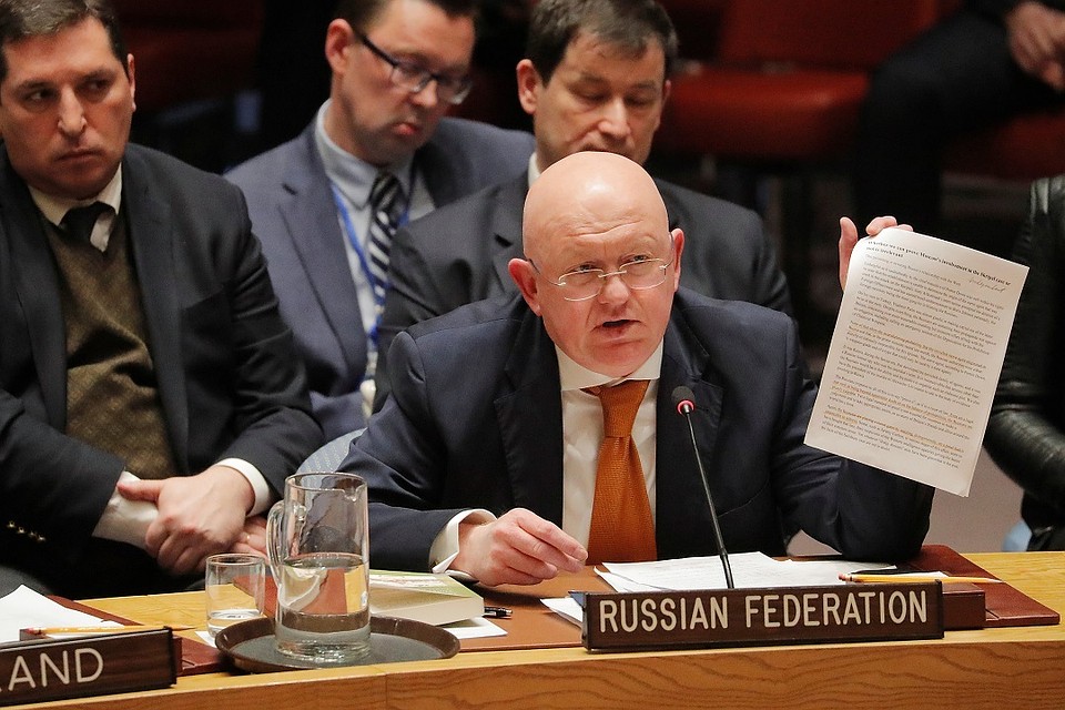 Постоянный представитель РФ при ООН Василий Небензя