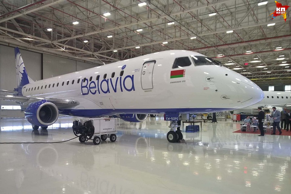 "Белавиа" получила новенький Embraer