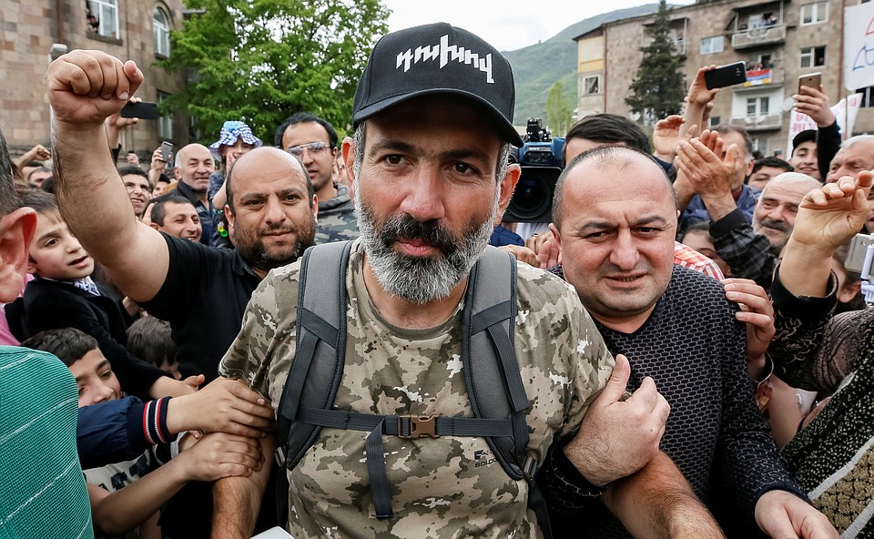 Оппозиционный лидер Никол Пашинян
