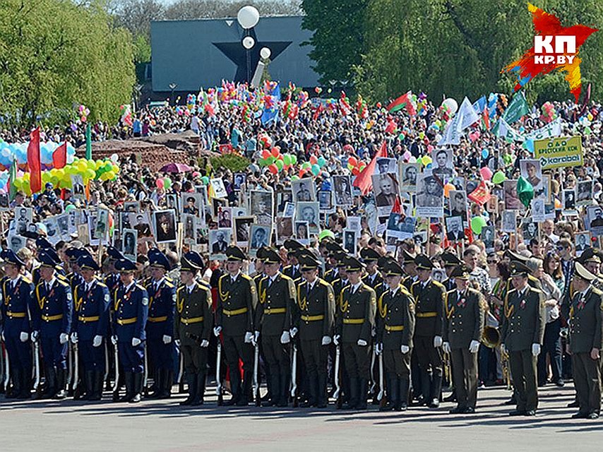 В Бресте День Победы отмечают парадом в Брестской крепости. Фото: Александр КОВГАНКО