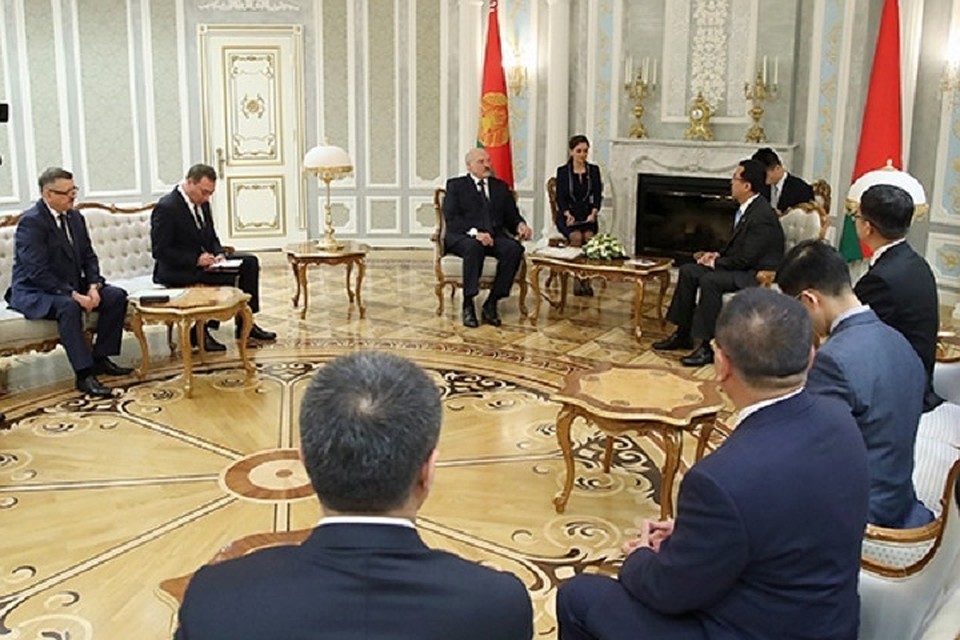 Встреча с руководством компании CITIC Group. Фото: president.gov.by.