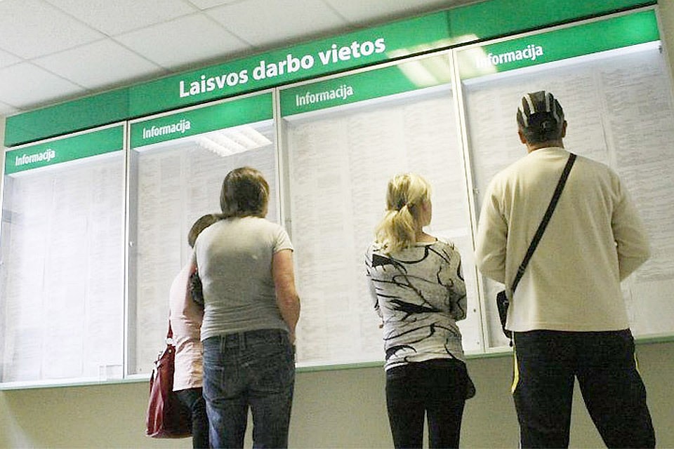 Уровень безработицы в Литве около планки 9%. Фото: с сайта diena.lt