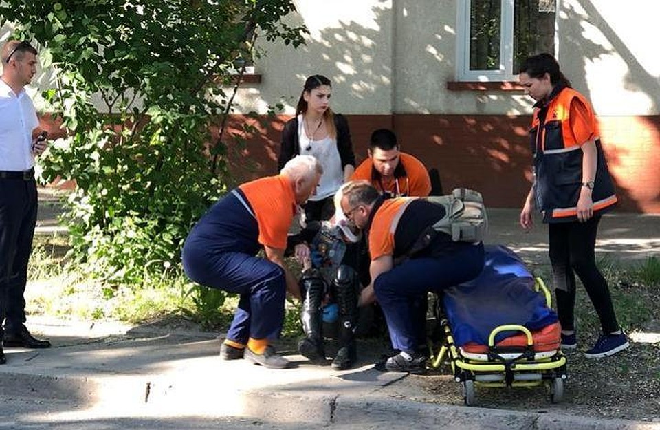 Девушку-байкера госпитализировали. Фото: unimedia.info