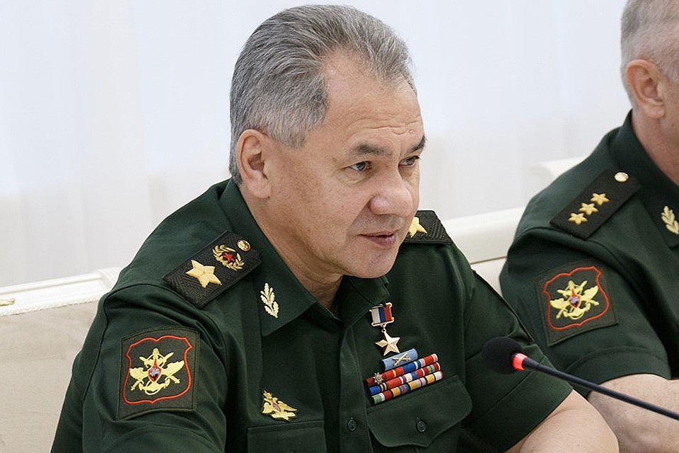 Министр обороны Сергей Шойгу.