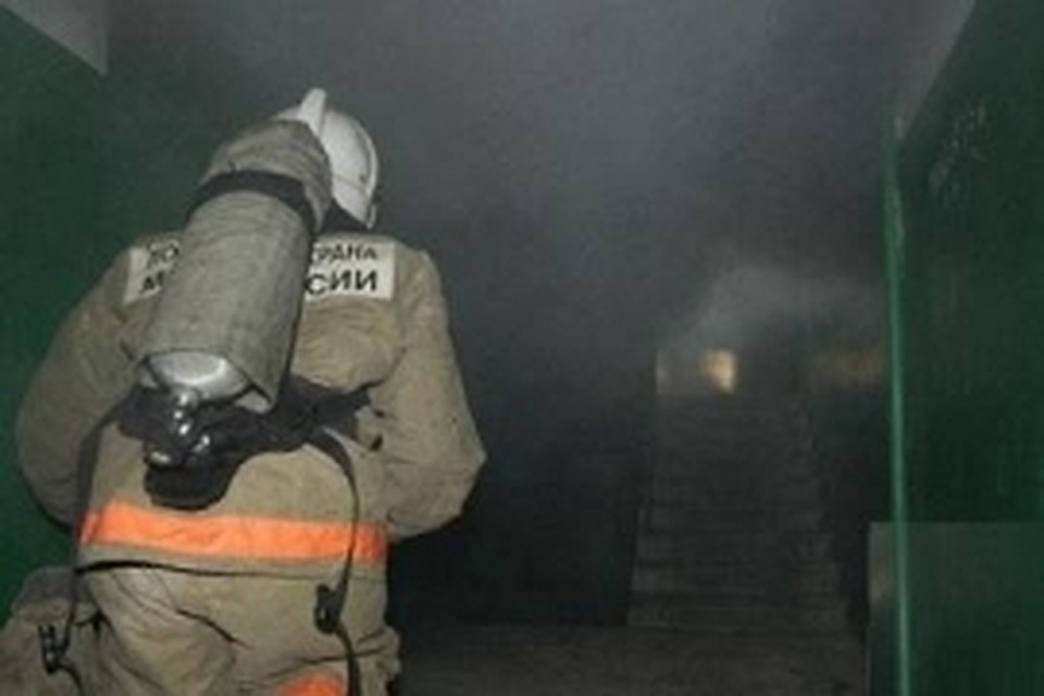 Пожар тушили 7 человек личного состава на 3 машинах