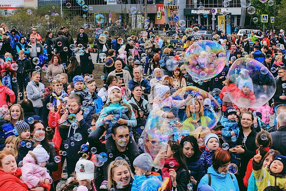 Мурманчане на фестивале "Мой мыльный Мурманск". Фото: vk.com/moimurmansk