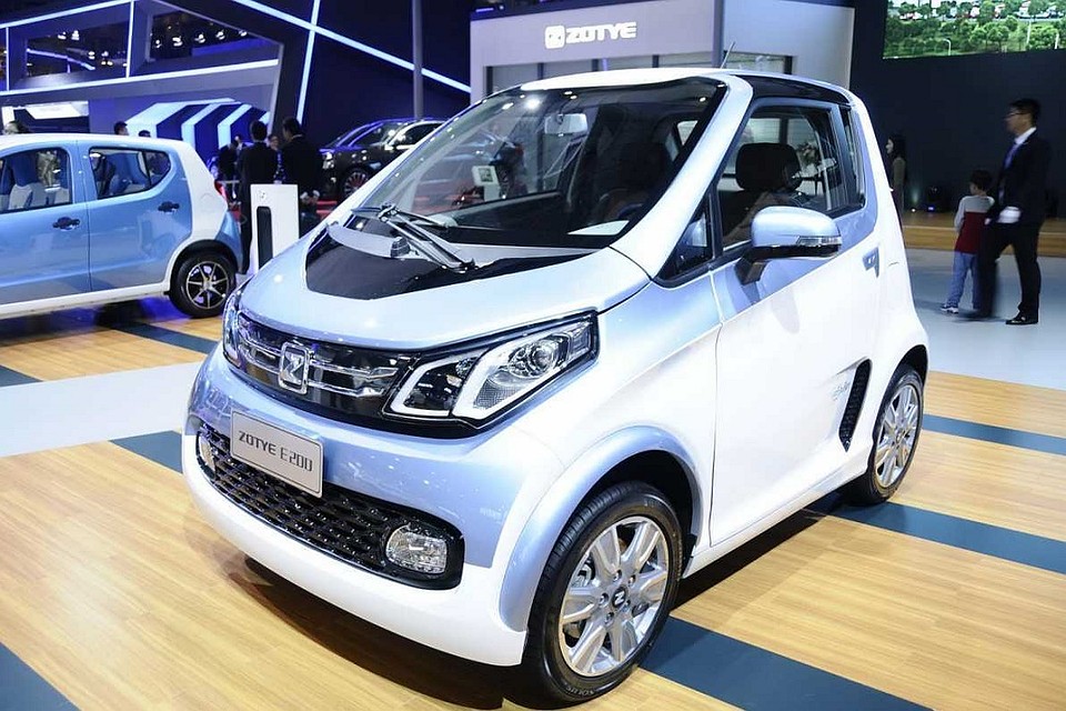 Электрокары Zotye, выпущенные в Беларуси, поставят на рынки стран СНГ. Фото: electromobiler.com.