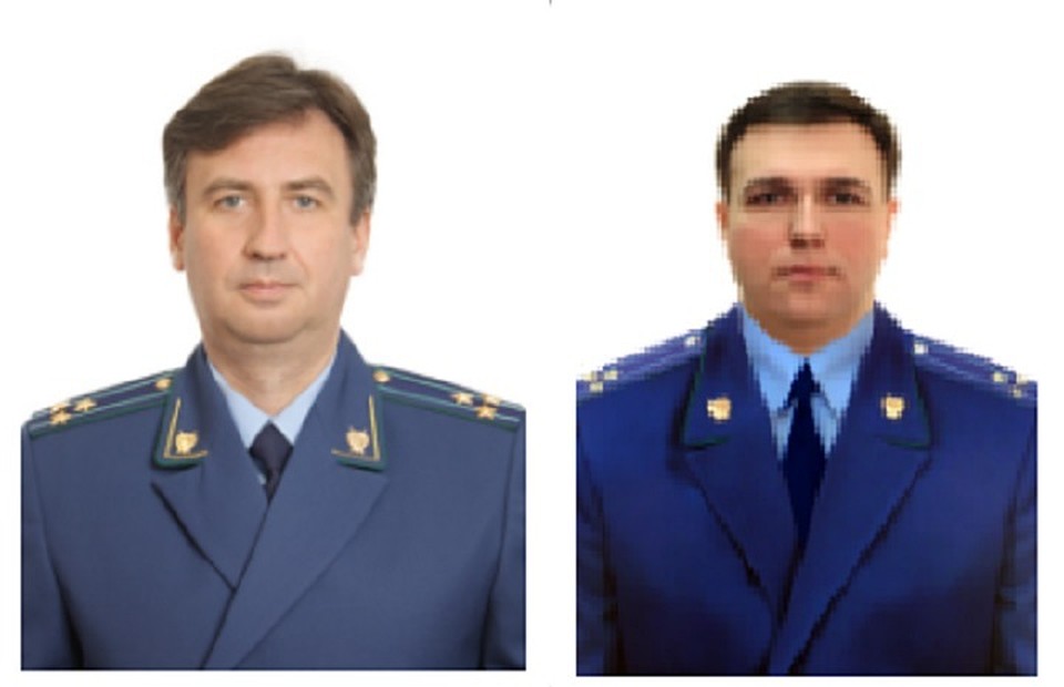 Олег Мануковский (слева) и Евгений Новиков (справа) поменялись местами. Фото прокуратуры