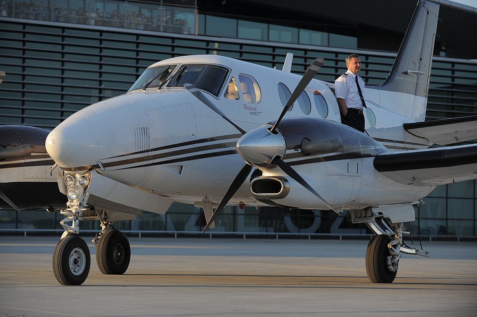 Самолет Beechcraft King Air C90.