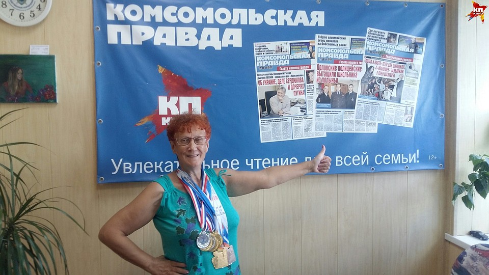 72-летняя орловчанка примет участие в Чемпионате мира по плаванию в ледяной воде