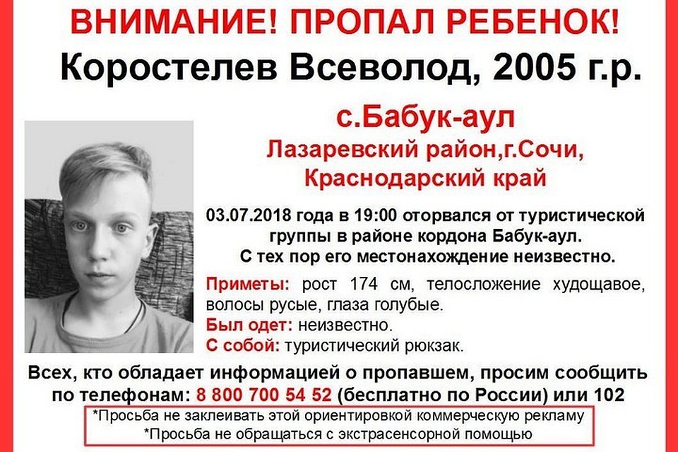 Фото: поисковый отряд Лиза Алерт