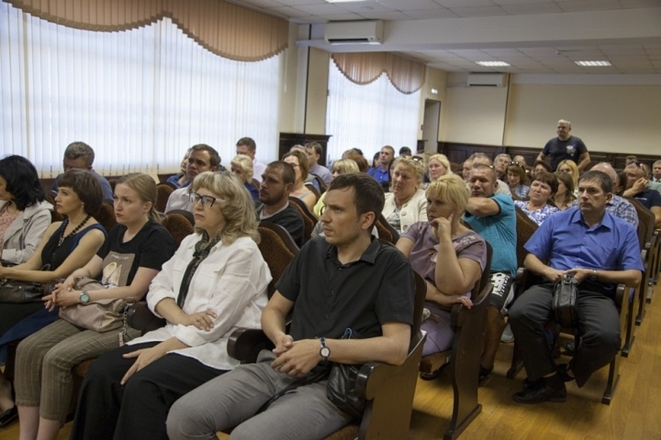 Потерпевшие по делу о пожаре в "Зимней вишне" на встрече с Александром Бастрыкиным 9 июля Фото: СК России