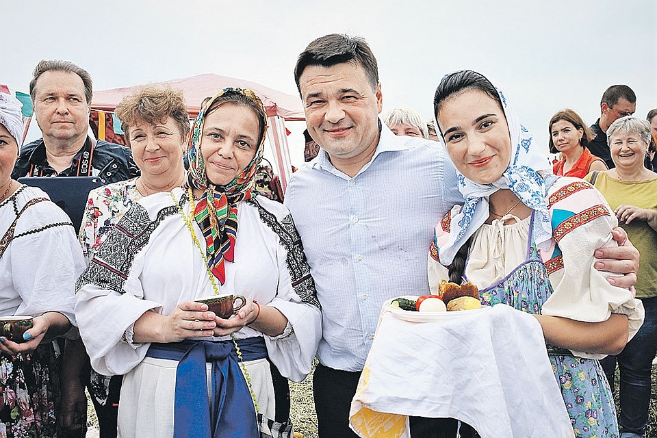 Андрей Воробьёв на выставке агротехнологий «Подмосковье-2018». Фото: Антон ЧЕРНОВ