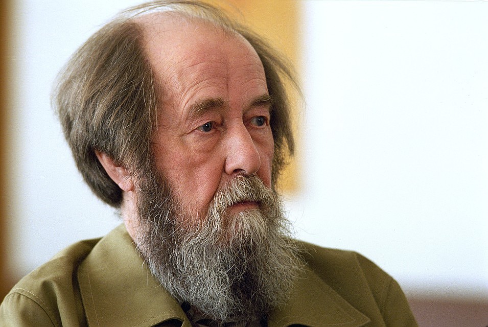 Писатель Александр Солженицын. Фото Бориса Кавашкина ИТАР-ТАСС