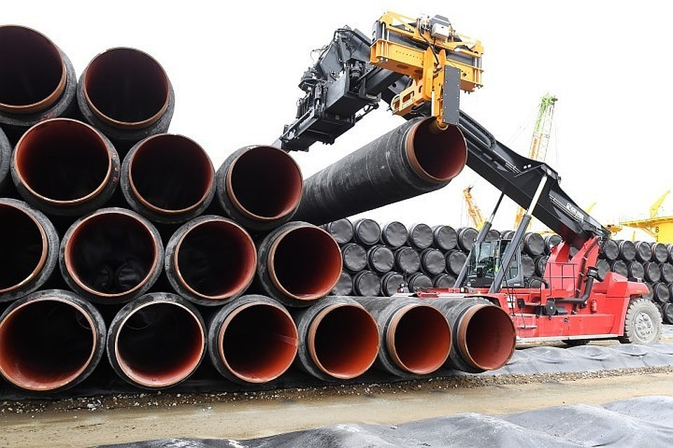 В Германии начали укладку труб газопровода «Северный поток-2»
