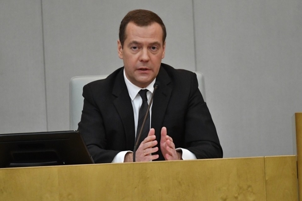 Премьер-министр России Дмитрий Медведев