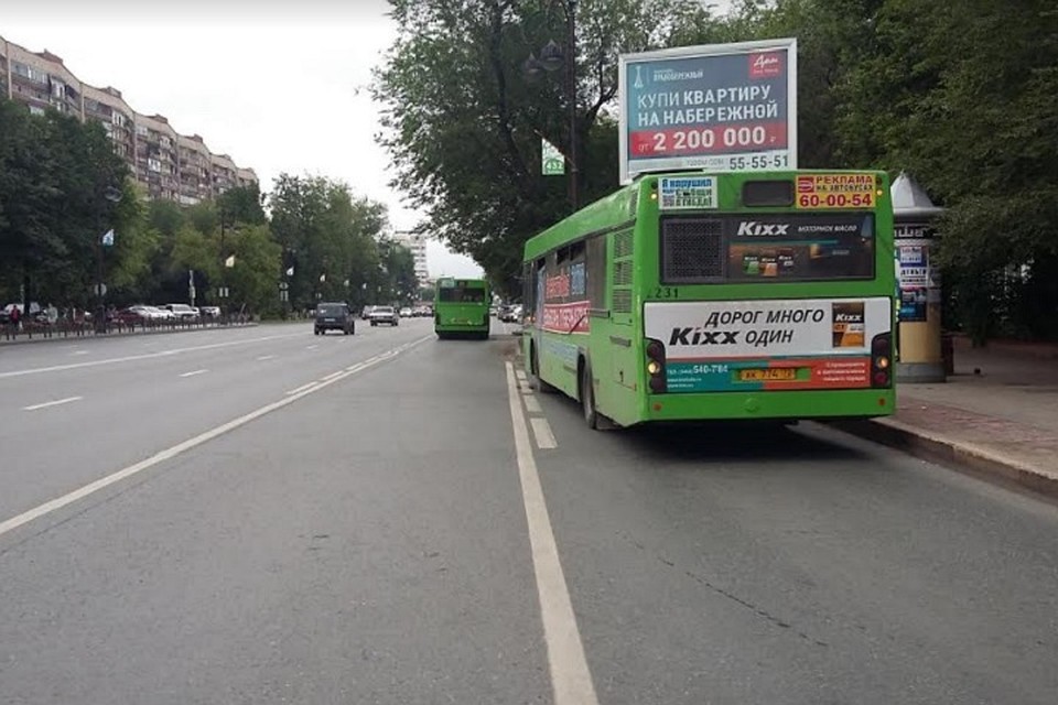 В Тюмени 7-летний мальчик упал в салоне автобуса. Фото ГИБДД Тюменской области