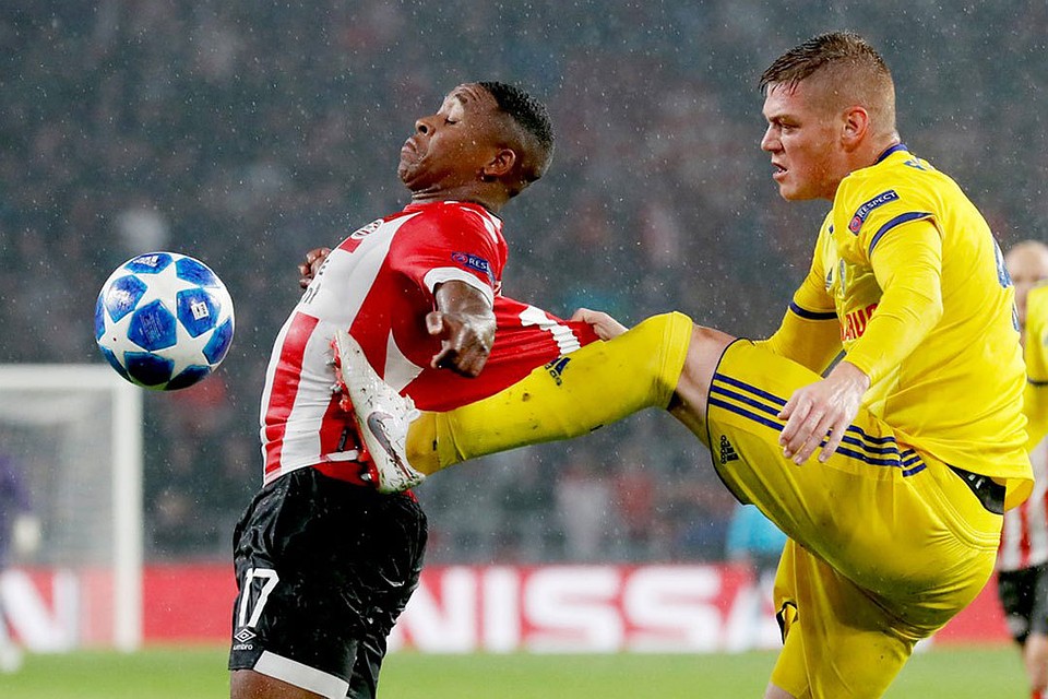 БАТЭ хотел выбить ПСВ, но получилось наоборот. Фото: psv.nl