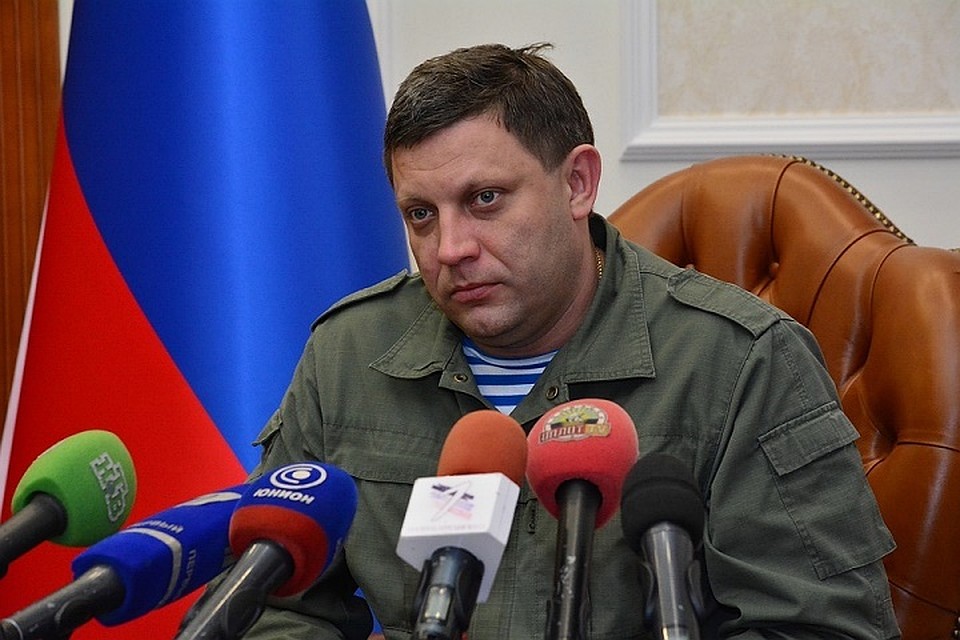Александр Захарченко на переговорах в Минске в феврале 2018 года.