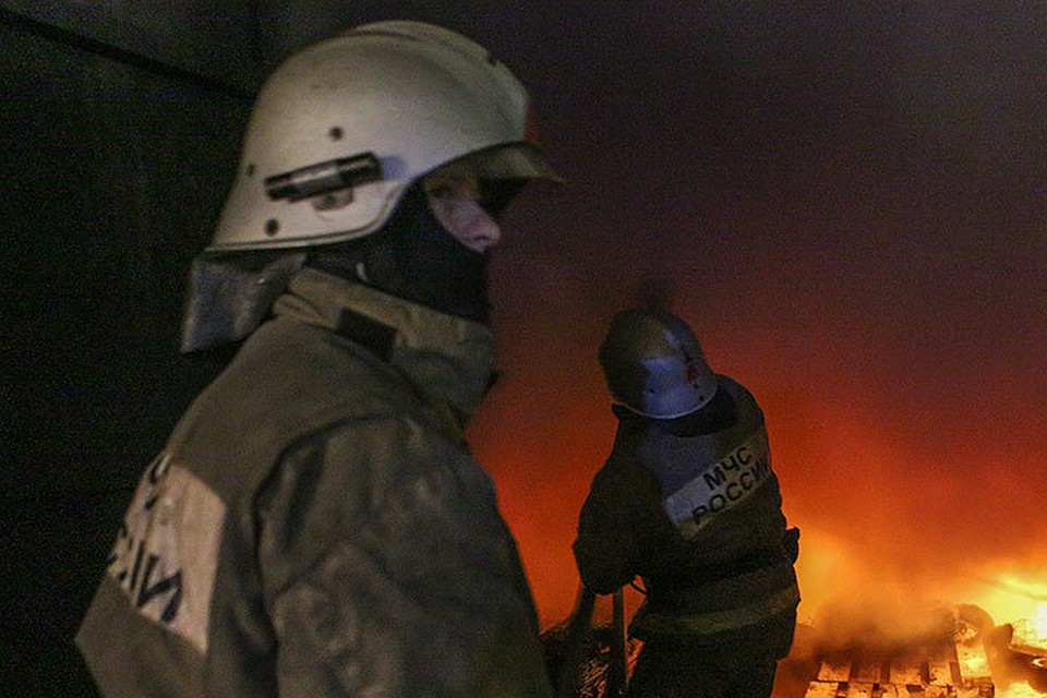 Общая площадь пожара составила около 30 квадратных метров