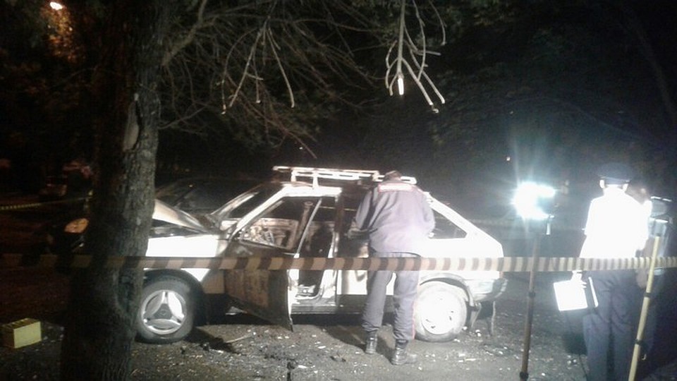 В Уфе мужчина погиб после пожара в легковушке
