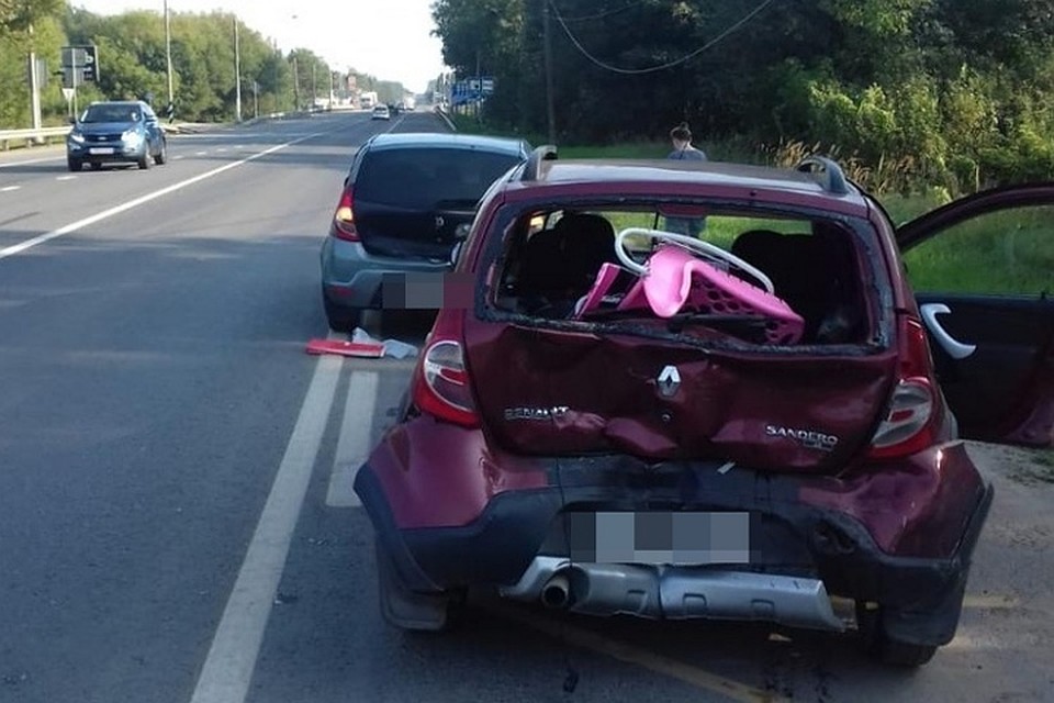 В результате ДТП три человека были госпитализированы Фото: УГИБДД РФ по Тверской области