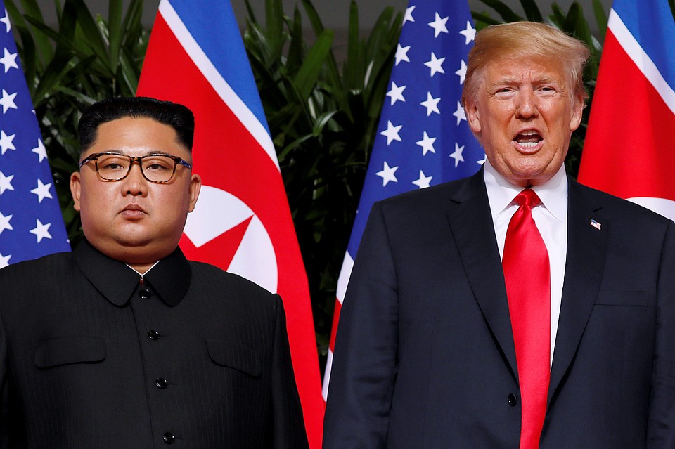 Дональд Трамп и Ким Чен Ын