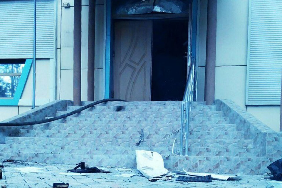 Сработало безоболочное взрывное устройство.Фото: dnr-online.ru