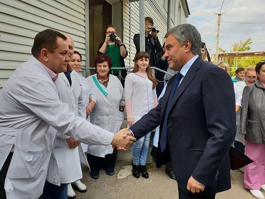 Визит Вячеслава Володина в Ивантеевку