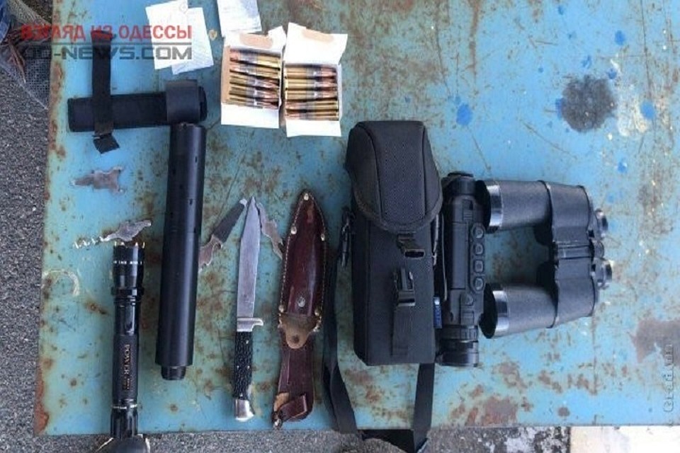 У нашего соотечественника нашли патроны и тепловизор (Фото: od-news.com).