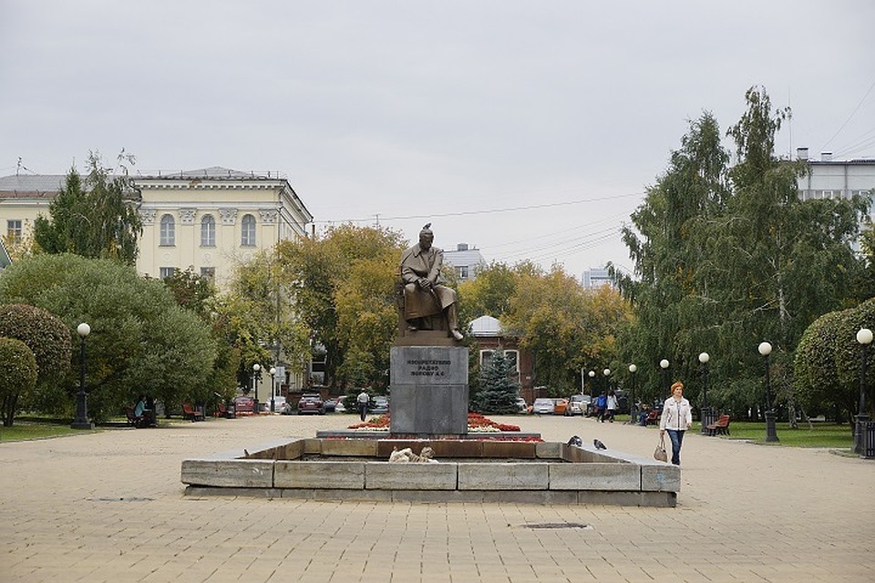 Так сквер выглядел до начала октября