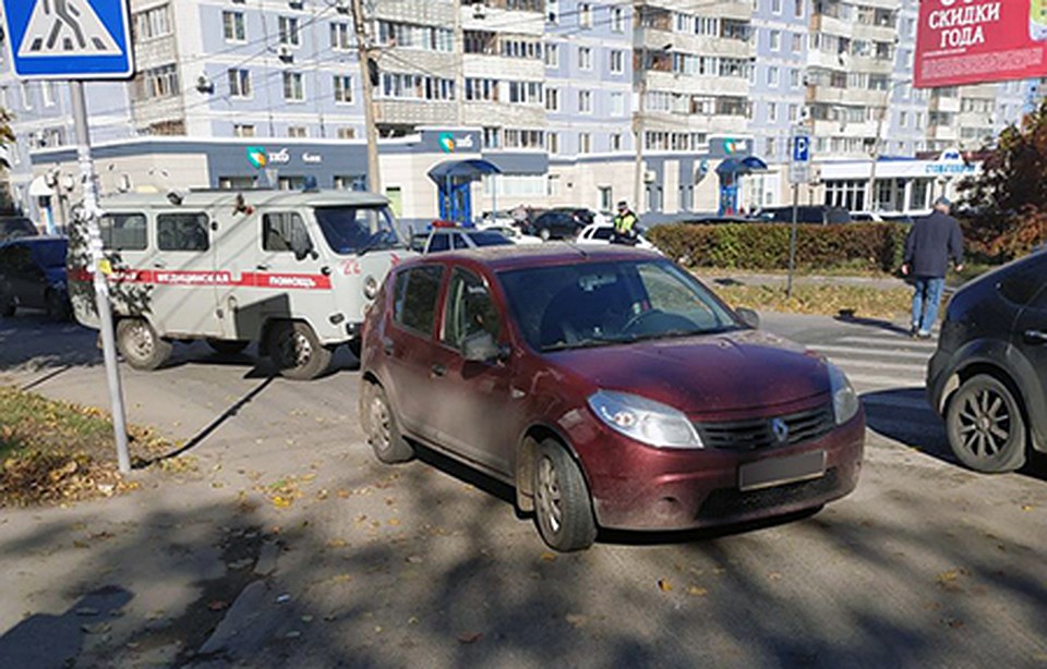 Фото с места ДТП.
