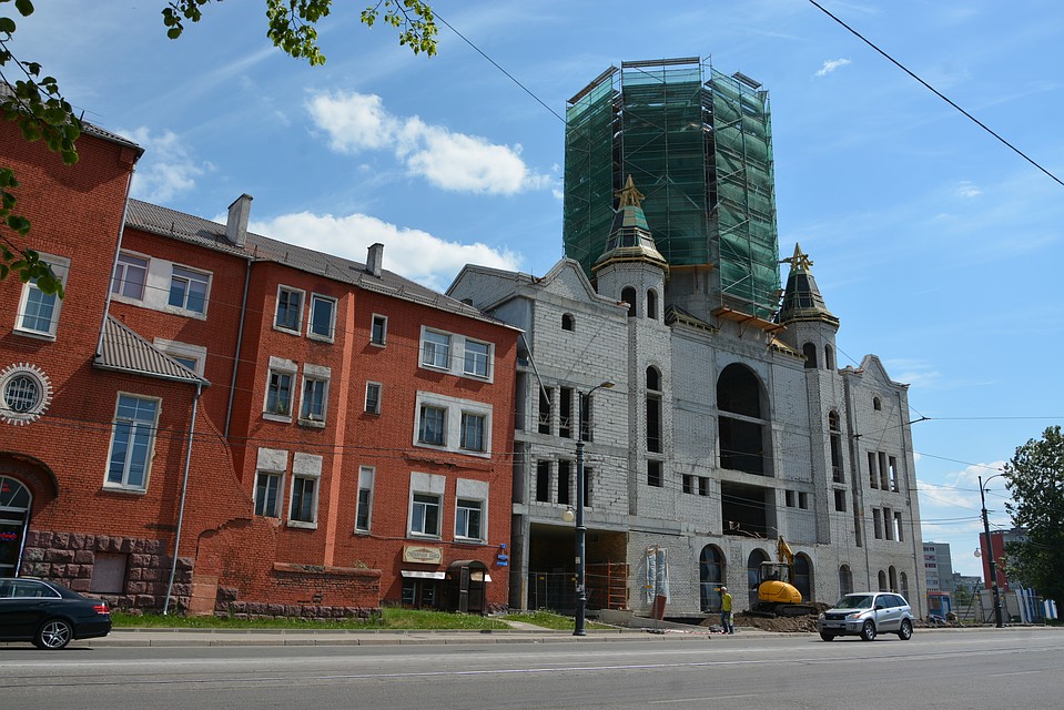 Строительство синагоги.