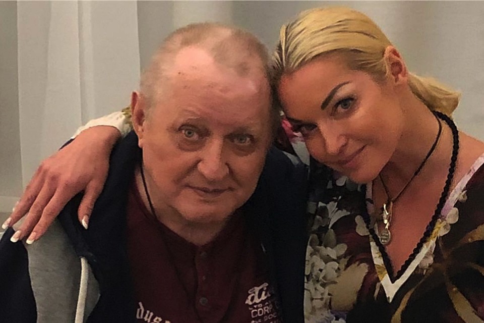 Анастасия Волочкова с отцом